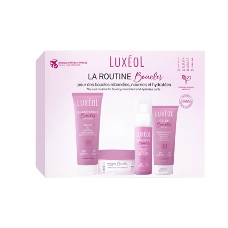 Luxéol Coffret Routine Boucles Format Voyage