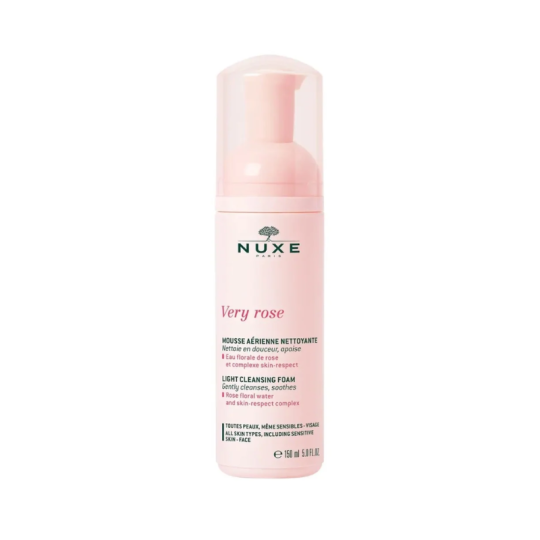 Nuxe Very Rose Mousse Aérienne Nettoyante 150ml Paraland