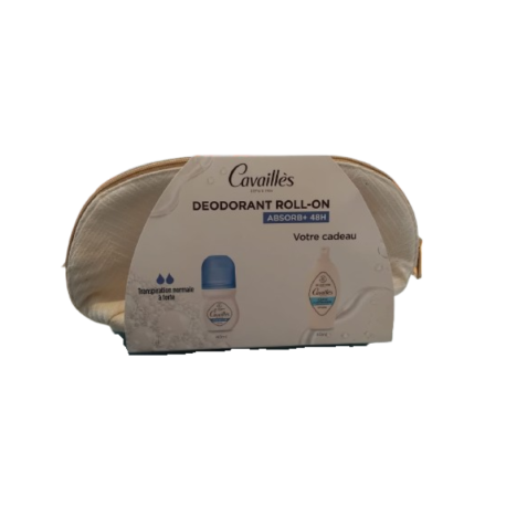 Coffret Rogé Cavaillès Déo Absorb+ 48h Roll-On 40 ml + Soin Toilette Intime 50 ml Gratuit