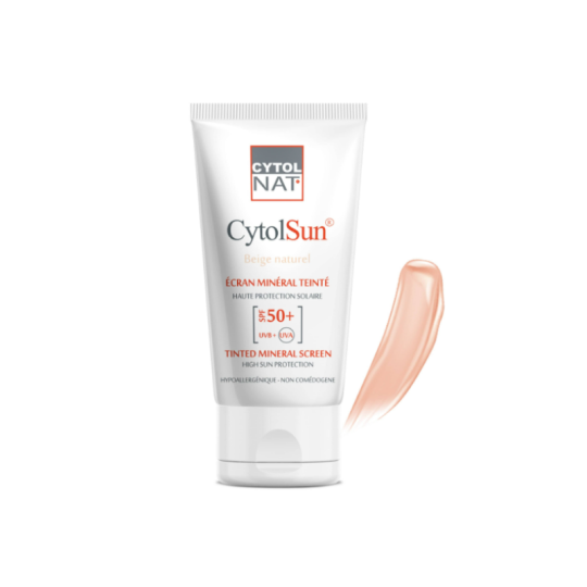 Cytolnat Cytolsun Écran Minéral SPF50+ Teinté Beige Naturel 50ml Paraland
