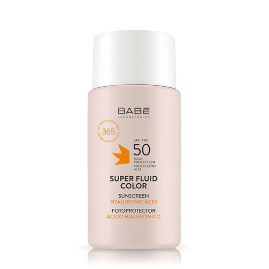 BABÉ Crème visage Super Fluid protection solaire teintée SPF 50 | Paraland