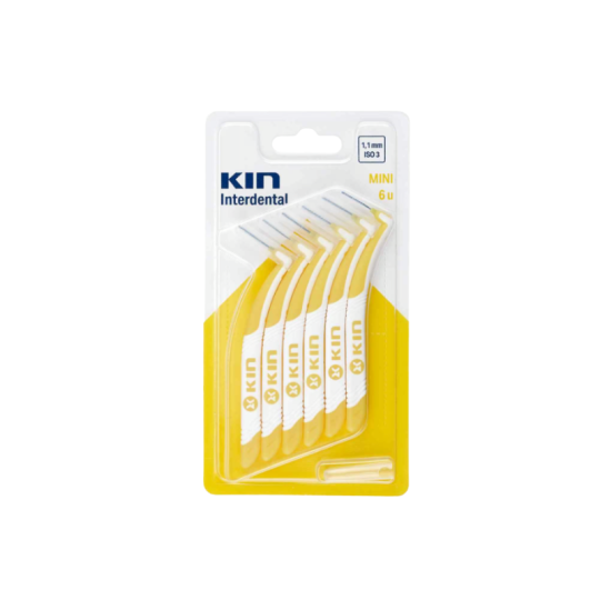 KIN Brossettes Interdentaires Mini 1,1 mm 6 Unités | Paraland