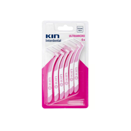 KIN Brossettes Interdentaires Ultra Micro 0,6 mm 6 Unités | Paraland