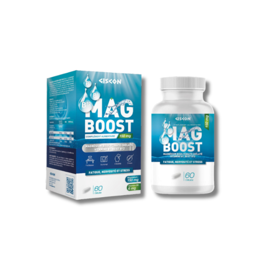 MagBoost Magnésium Bisglycinate 60 Gélules | Paraland