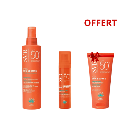 Pack SVR Sun Secure Fluide Photo-Age SPF50+ + Sun Secure Spray SPF50+ 200 ml + Sun Secure Blur SPF50+ Offert | Paraland