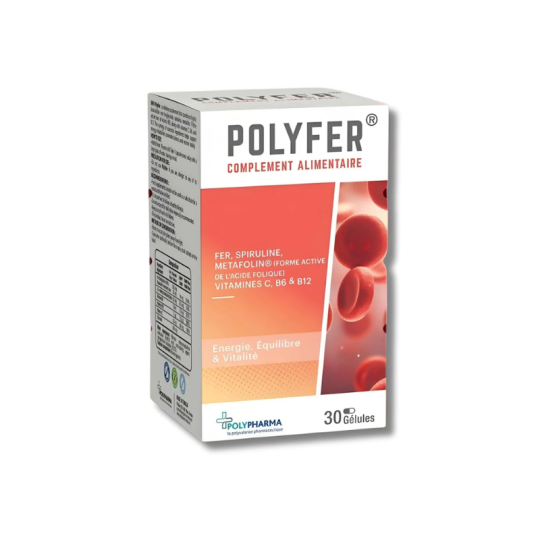 PolyPharma Polyfer 30 Capsules | Paraland