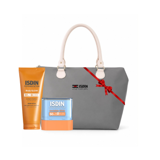 Coffret ISDIN Body Glow SPF30 + Stick Invisible SPF50+ + Sac Offert | Paraland