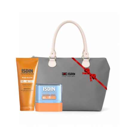 Coffret ISDIN Body Glow SPF30 + Stick Invisible SPF50+ + Sac Offert | Paraland