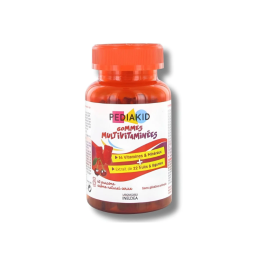 Pediakid Gommes Multivitaminées Arôme Cerise 60 Oursons | Paraland