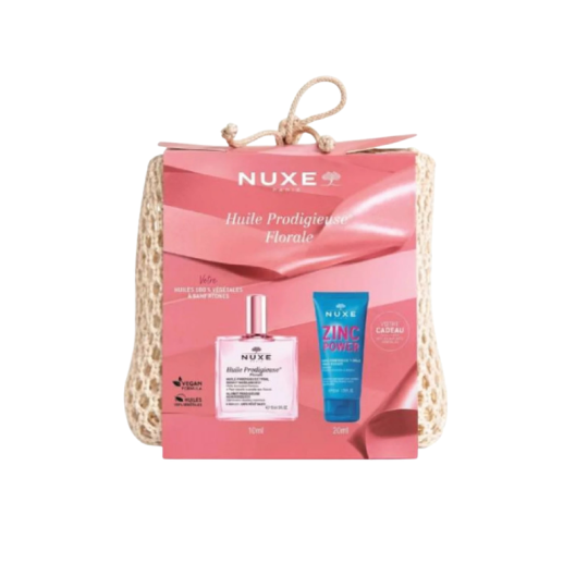 Coffret NUXE Huile Prodigieuse® Florale 50 ml + Zinc Power Gel 30 ml Offert | Paraland