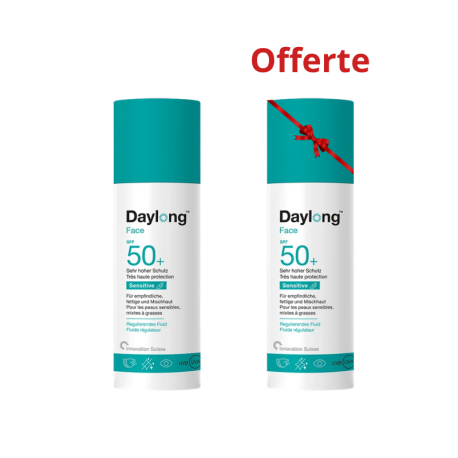 Pack Daylong Face SPF50+ Gel Fluide 2 x 50 ml – 1 Offert | Paraland