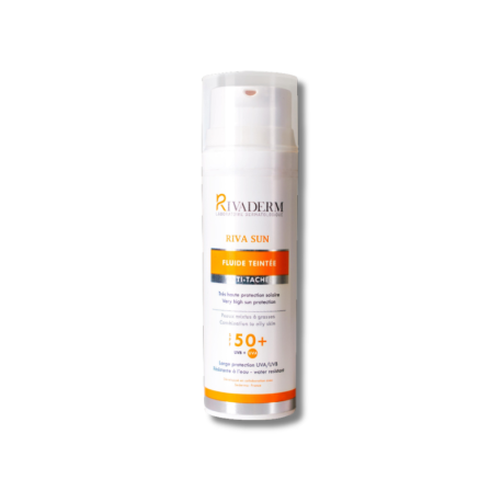 Rivaderm Riva Sun Écran Fluide Teinté SPF50+ 50 ml | Paraland