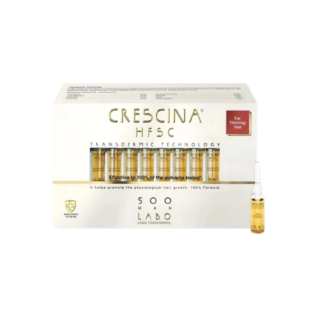 Crescina HFSC Transdermique Repousse 500 Homme 20 Ampoules | Paraland