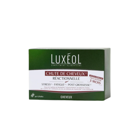 Luxéol Chute de Cheveux Réactionnelle 90 GélulesLuxéol Chute de Cheveux Réactionnelle 90 Gélules | Paraland