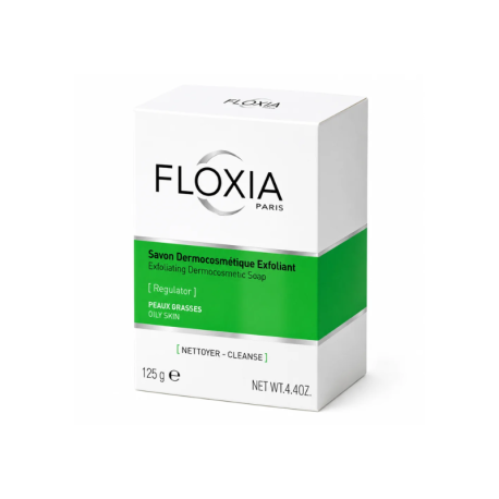 FLOXIA Savon Exfoliant Purifiant Séborégulateur 125g | Paraland