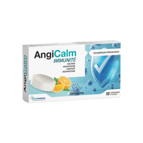 POLYPHARMA Angicalm Immunité - 16 comprimés | Paraland