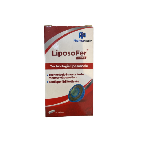 PHARMAHEALTH LiposoFer 30 Gélules | Paraland