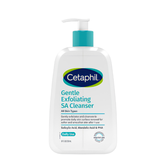 Cetaphil Gentle Exfoliating SA Cleanser 236ml, gel nettoyant exfoliant doux