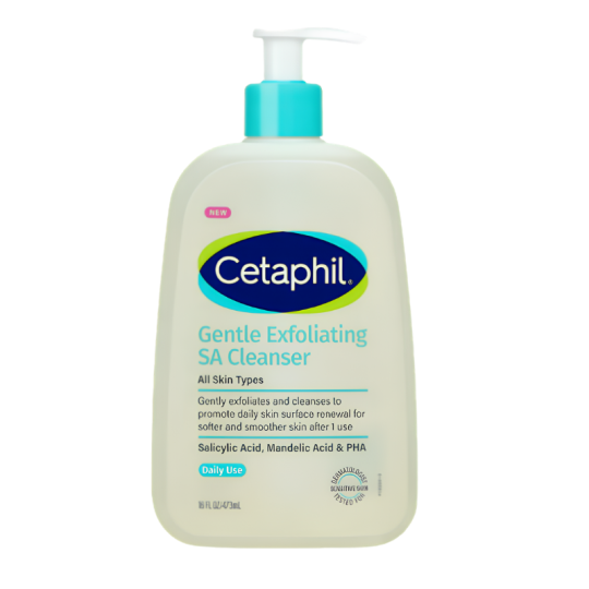 Cetaphil Gentle Exfoliating SA Cleanser 473ml, gel nettoyant exfoliant doux