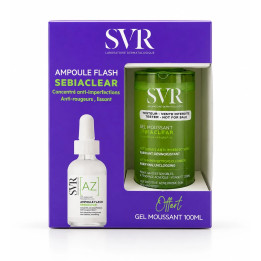 Coffret SVR Sebiaclear Ampoule Flash + Gel Moussant 100ml offert