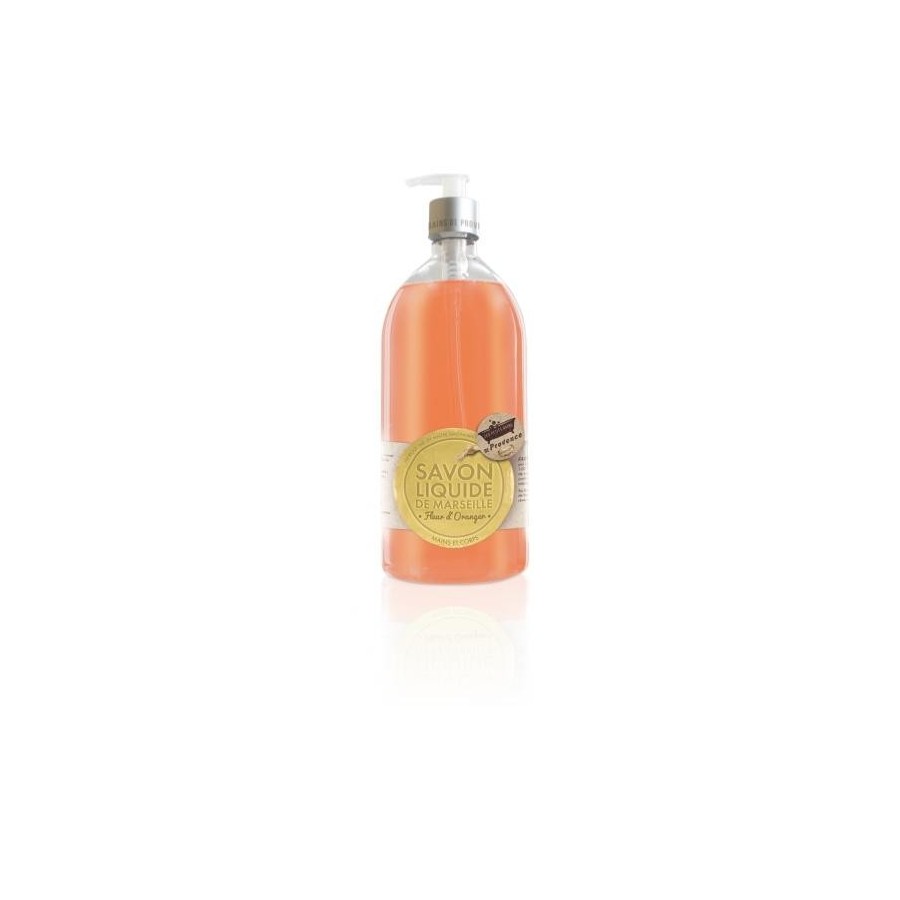 Les petits bains de provence savon liquide fleur d'oranger 1