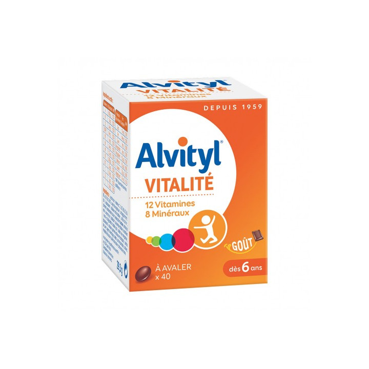 ALVITYL COMPRIME VITAMINES +MINERAUX+OLIGO BT/40