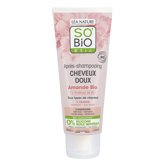 SO BIO APRÈS-SHAMPOOING CHEVEUX DOUX LAIT D'AMANDE