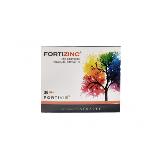 FORTIZINC - KERAVEL 30 GELLULES