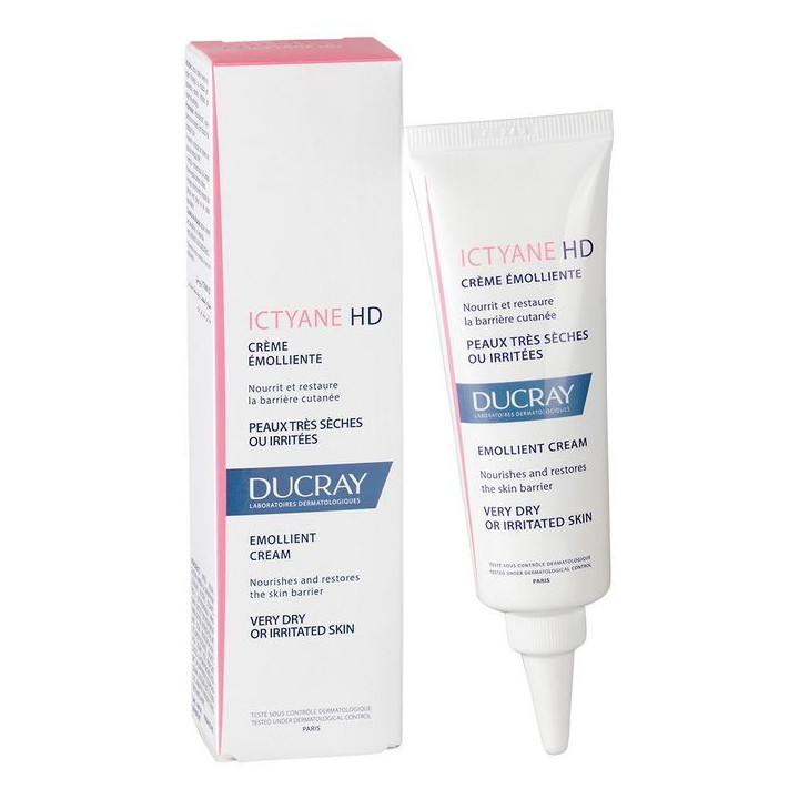 Ducray ICTYANE HD CRÈME ÉMOLIENTE, 50ml