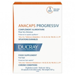 Ducray Anacaps Progressiv Complément Alimentaire Cheveux