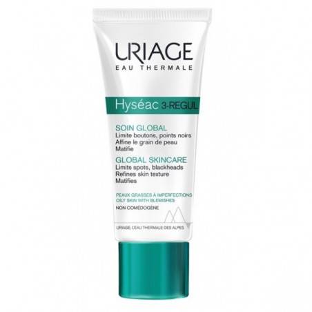 URIAGE HYSEAC 3 REGUL SOIN GLOBAL PEAUX GRASSES A IMPERFECTIONS 40ML