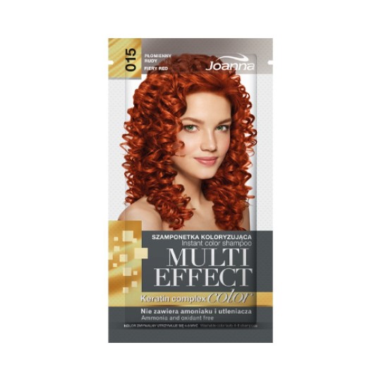 JOANNA MULTI EFFECT INSTANT COLOR SHAMPOO 15 - FIERY RED