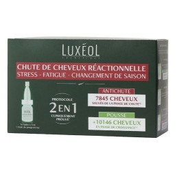 LUXEOL CHUTE DE CHEVEUX REACTIONNELLE 2EN1 14 FIOLES