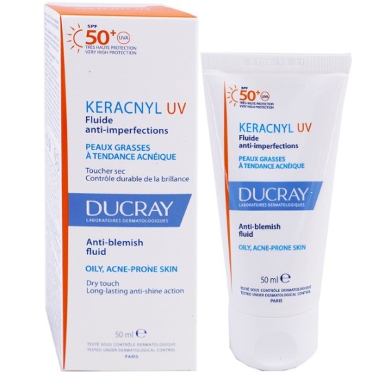 DUCRAY KERACNYL UV FLUIDE ANTI-IMPERFECTIONS PEAUX GRASSES A