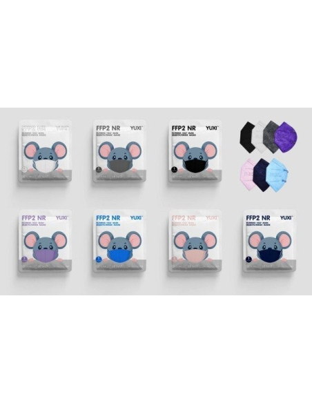 Masque FFP2 YUXI NR POUR ENFANT 1 UNITE Masque FFP2 YUXI NR POUR ENFANT 1 UNITE