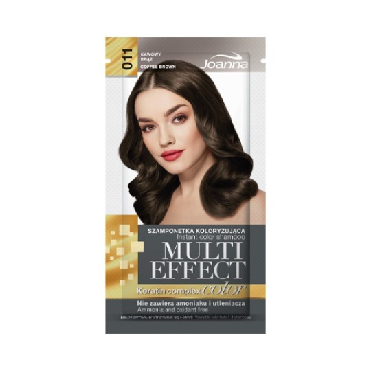 JOANNA MULTI EFFECT INSTANT COLOR SHAMPOO 11 - COFFEE BROWN