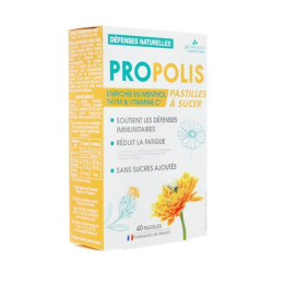 3 CHENES PROPOLIS 40 PASTILLES