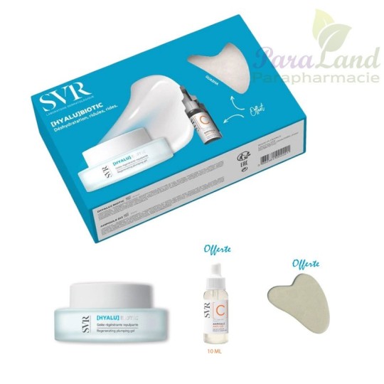 SVR COFFRET HYALU BIOTIC 50 ML+ AMPOULE C 10 ML + GUA SHA JADE