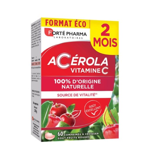 FORTE PHARMA ENERGIE ACEROLA, 60 COMPRIMES