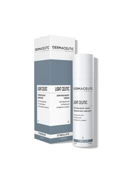 DERMACEUTIC LIGHT CEUTIC CRÈME DE NUIT UNIFIANTE 40 ML DERMACEUTIC LIGHT CEUTIC CRÈME DE NUIT UNIFIANTE 40 ML