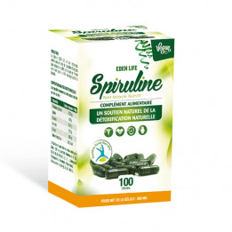 Eden Life Spiruline 100 Gélules