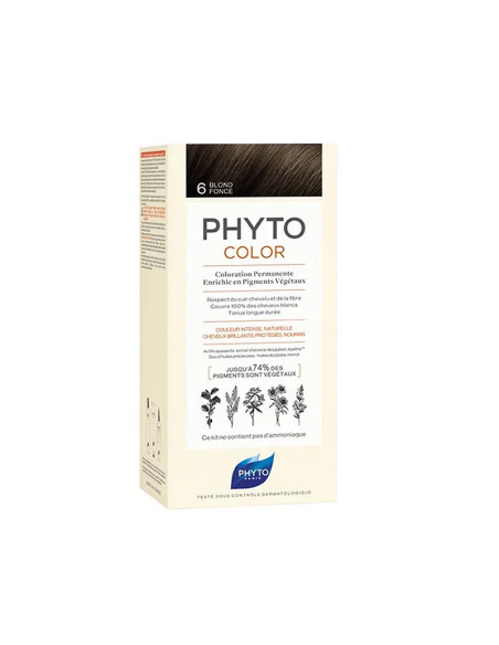 Phytocolor Coloration Permanente 6 Blond Foncé