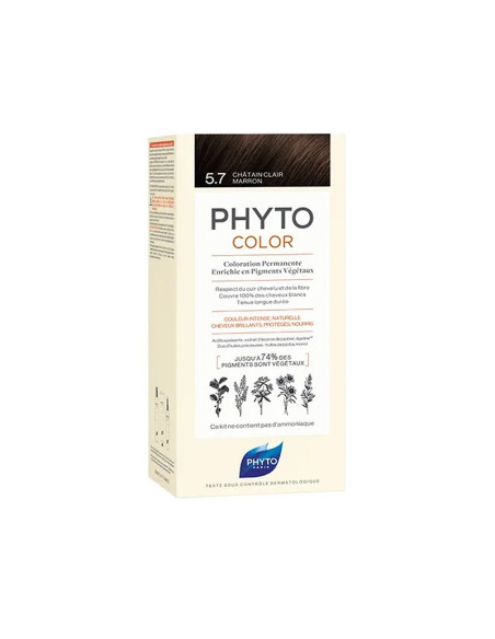 PHYTO COLOR 5.7 CHATAIN CLAIR MARRON PHYTO COLOR 5.7 CHATAIN CLAIR MARRON