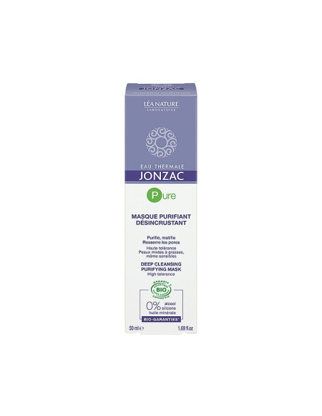JONZAC PURE Masque purifiant désincrustant, 50ML