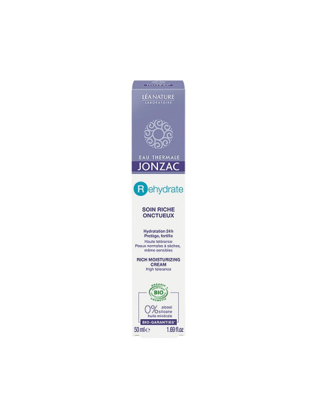 JONZAC REHYDRATE Soin riche onctueux, 50 ML JONZAC REHYDRATE Soin riche onctueux, 50 ML