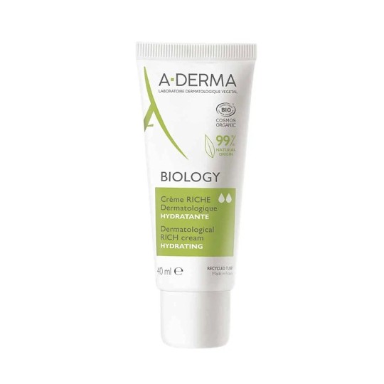 A-DERMA BIOLOGY Crème riche dermatologique hydratante, 40ML
