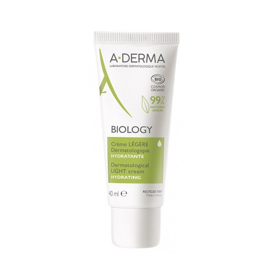 A-DERMA BIOLOGY Crème légère dermatologique hydratante, 40ML