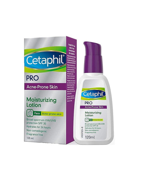 CETAPHIL PRO ACNE Lotion hydratante SPF30, 120MLl