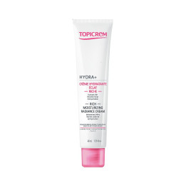 TOPICREM HYDRA+ Crème Hydratante Éclat Riche, 40ML