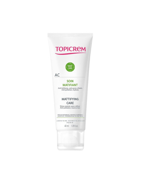 Topicrem AC Soin Matifiant + AC Gel Nettoyant Purifiant